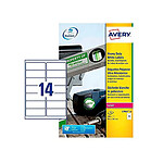 AVERY Boite de 280 étiquettes laser inaltérables blanches 99,1x38,1 L7063-20