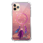 Evetane Coque iPhone 11 Pro anti-choc souple angles renforcés transparente Motif Attrape rêve rose