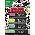 FABER-CASTELL Surligneur TEXTLINER 46 GRAFFITI, étui de 4