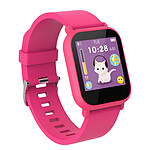 Maxlife Montre Connectée pour Enfants Suivi Santé Contrôle Musique Bluetooth Fuchsia