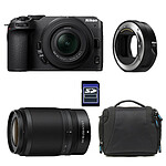 NIKON Z30 + Z 16-50 + Z 50-250 + Sac + Carte SD 8 Go + Adaptateur FTZ II