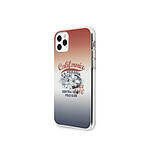 U.S Polo Coque pour Apple iPhone 11 Pro Max Gamme California Central Coast en TPU Multicolore