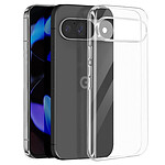 Mayaxess Coque pour Google Pixel 9 et 9 Pro Silicone Souple Transparent