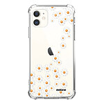 Evetane Coque iPhone 11 anti-choc souple angles renforcés transparente Motif Marguerite