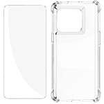 Avizar Pack Protection pour Oneplus 10T Coque Renforcée + Verre Trempé  Transparent