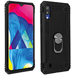 Avizar Coque Samsung Galaxy M10 Bi matière Rigide et souple Bague Support noir