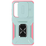 Avizar Coque pour Samsung Galaxy S24 Bague Support Cache caméra Turquoise