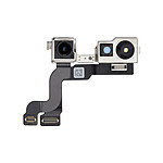 Clappio Caméra Avant pour iPhone 14 Module Capteur Photo et Nappe de Connexion