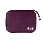 Avizar Pochette Rangement Accessoires Câble, Chargeur, Clé USB, Carte mémoire violet