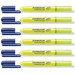 STAEDTLER Surligneur 'Textsurfer gel' Tracé 3 mm Jaune x 6