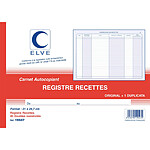 ELVE Manifold Micro ENTREPRENEURS RECETTES 210 x 297 mm 40 Feuillets Dupli