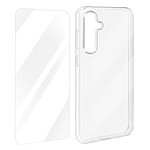 Avizar Coque pour Samsung Galaxy S23 FE Souple avec Verre Trempé 9H Transparent