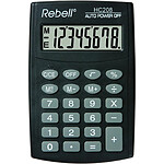 REBELL Calculatrice de poche HC 208, noir