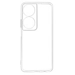 Avizar Coque pour Honor 90 Smart Caméra Protégée Silicone Fin Transparent