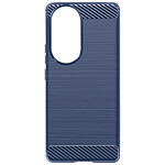 Avizar Coque pour Honor 90 Effet Carbone Silicone Flexible Antichoc  Bleu Nuit