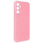 Avizar Coque pour Samsung S23 FE Silicone Design Pailleté Caméra Protégée Rose