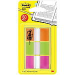 POST-IT Index repositionnables 25,4 x 43,2 mm 3 couleurs x 20 feuilles