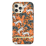 Richmond & Finch Coque pour iPhone 12 Pro Max Motif Léopard Revêtement Anti-rayures Orange