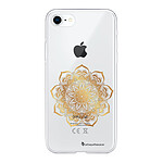 LaCoqueFrançaise Coque iPhone 7/8/ iPhone SE 2020 360 intégrale transparente Motif Mandala Or Tendance