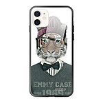 Evetane Coque iPhone 12 Mini Coque Soft Touch Glossy Tigre Fashion Design