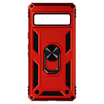 Avizar Coque pour Google Pixel 7 Pro Ultra Rigide Bague Support  rouge