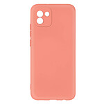 Avizar Coque pour Samsung Galaxy A03 Silicone Semi-rigide Finition Soft-touch Fine  rose