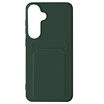 Avizar Coque pour Samsung Galaxy S24 Porte-carte Souple Anti-traces Vert