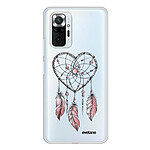 Evetane Coque Xiaomi Redmi Note 10 Pro 360 intégrale transparente Motif Attrape coeur Tendance