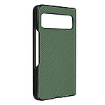 Avizar Coque pour Google Pixel Fold Style carbone Conception 2 parties  Vert