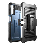 Supcase Coque Bleu pour Samsung Galaxy A14 5G,  Antichoc avec Béquille Support et Clip Ceinture,