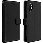 Avizar Etui folio Noir Éco-cuir pour Samsung Galaxy Note 10 Plus