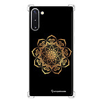 LaCoqueFrançaise Coque Samsung Galaxy Note 10 anti-choc souple angles renforcés transparente Motif Mandala Or