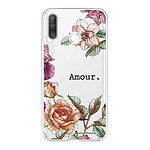 LaCoqueFrançaise Coque Huawei P30 360 intégrale transparente Motif Amour en fleurs Tendance