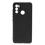 Avizar Coque pour Motorola Moto G60s Silicone Semi-rigide Finition Soft-touch Fine  noir