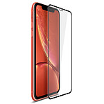 Avizar Film iPhone XR Verre trempé ultra-résistant Dureté 9H contour Noir