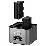 HAHNEL ProCube2 Chargeur compatible avec Canon LP-E6, LP-E6N,LP-E6NH, LP-E8, LP-E17