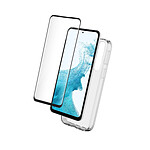 BigBen Connected Pack Protection pour Galaxy A54 5G Coque Antichocs en TPU et Verre d'Écran 9H Transparent