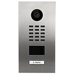 Doorbird - Portier vidéo IP avec lecteur de badge RFID - D2101V V2 EAU SALEE Inox