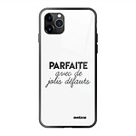 Evetane Coque en verre trempé iPhone 11 Pro Max Parfaite Avec De Jolis Défauts