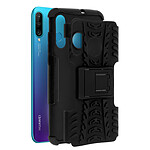 Avizar Coque Huawei P30 Lite Protection Hybride Rigide Souple Support Vidéo Noir