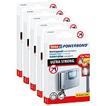 TESA Pack 9 Adhésifs Double-face de Montage Powerbond Ultra Strong 20 x 60 mm x 5