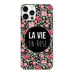 Evetane Coque iPhone 12 Pro Max 360 intégrale transparente Motif La Vie en Rose Tendance