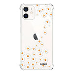 Evetane Coque iPhone 12 mini anti-choc souple angles renforcés transparente Motif Marguerite