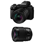 PANASONIC Lumix S5 MARK II X + Objectif 20-60 + Objectif 50mm F1.8