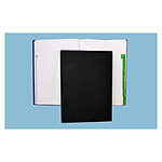 ELVE Registre répertoire 360X230 mm 200 Pages quadrillée couverture rigide noir