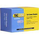 TACWISE Agrafes 73/12 mm, galvanisé, 5.000 pièces