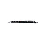 ROTRING Stylo Bille Rétractable Tikky Pointe Moyenne Corps Noir Encre bleue