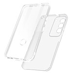 Avizar Coque Intégrale pour Samsung Galaxy S23 Plus Arrière Rigide Transparent et Avant Souple  Transparent