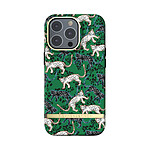 Richmond & Finch Coque pour iPhone 13 Pro Revêtement Antibactérien Motif Léopard Vert