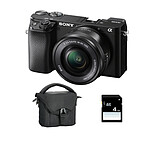 SONY ALPHA 6100 NOIR + 16-50 + Sac + SD 8 Go